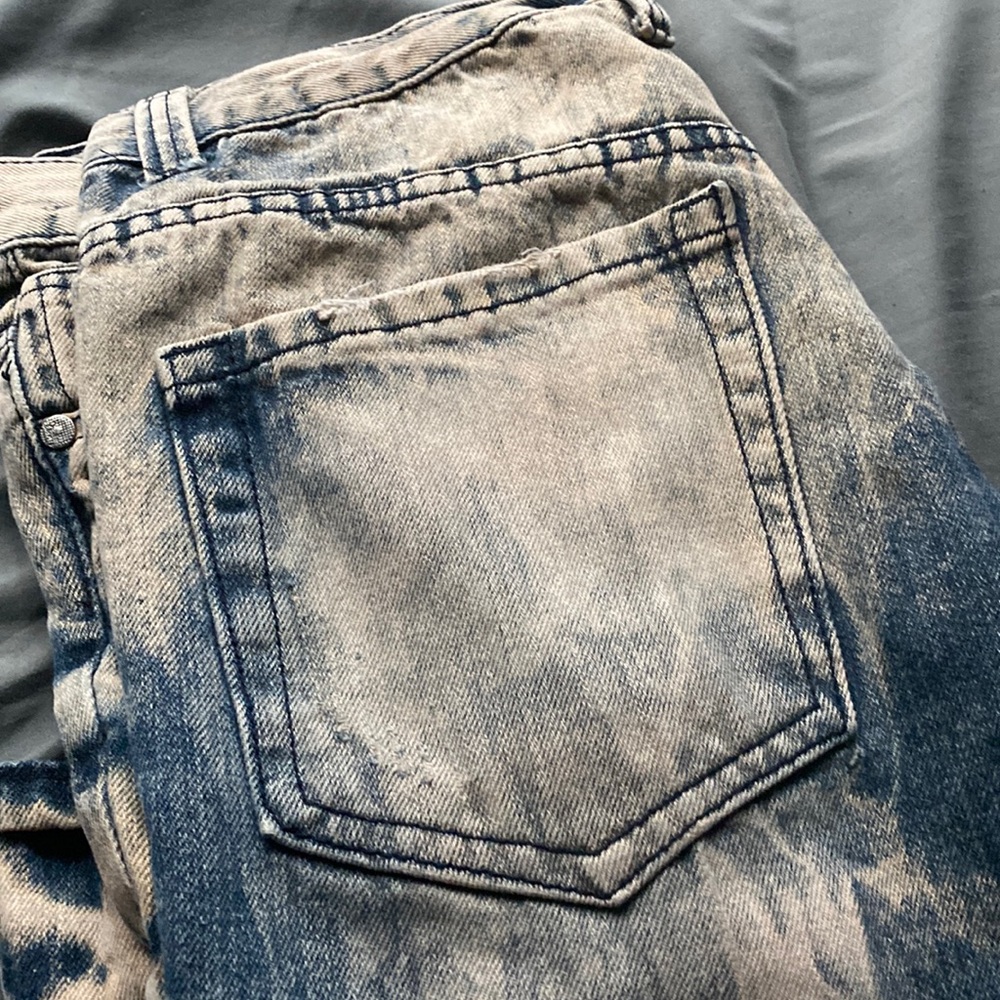 Orange tinge - blue Jean mix
